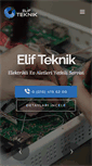Mobile Screenshot of elifteknik.com
